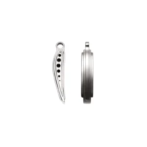 Vi Levare Pendant Sideview, silver