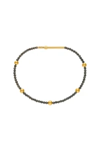 Orb Accent Gems Bracelet, yellow gold