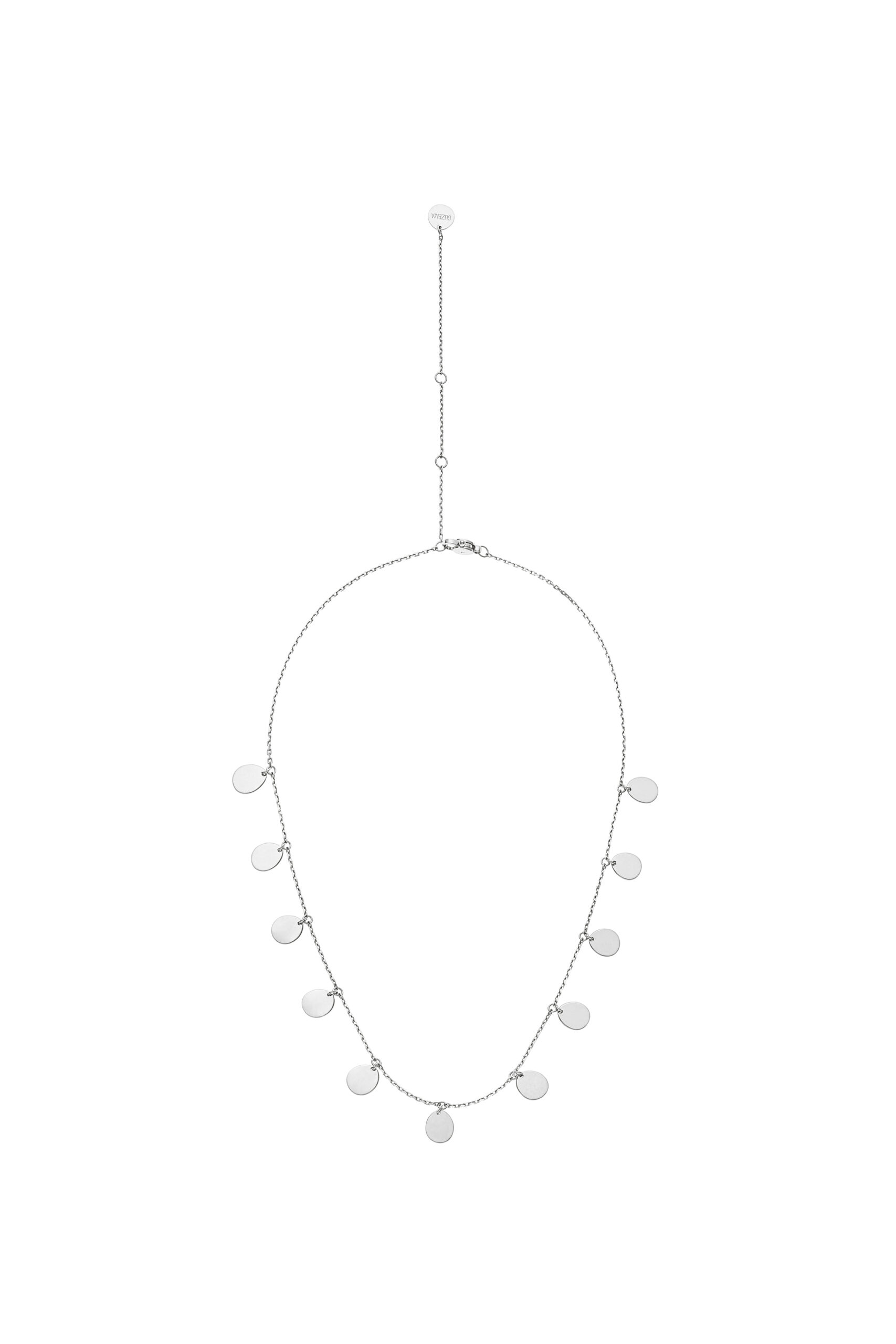 Custom Necklaces Multi Flats Necklace, white gold for a luxurious style