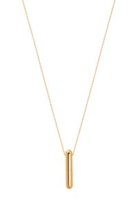 Mini Capsule Necklace, yellow gold