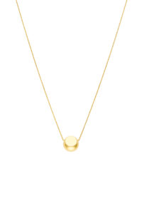 Semi-Orb Necklace, yellow gold