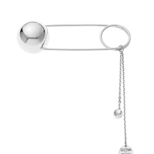 Big pin, white gold