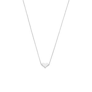 Heart Necklace, white gold