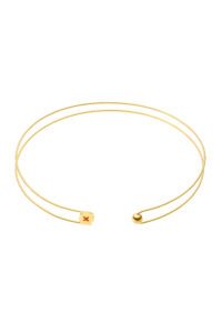 Embroidered Choker, yellow gold