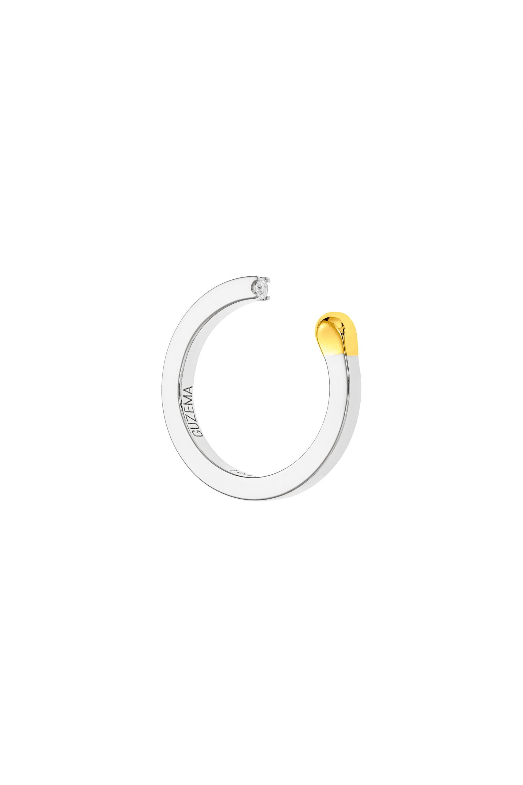 Rings Match Ring, diamond, white gold with luxury craftsmanship from Guzema