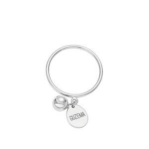 Duo Ring, white gold