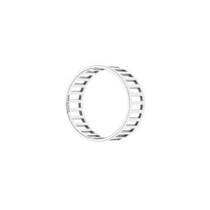 Striped Ring, white gold