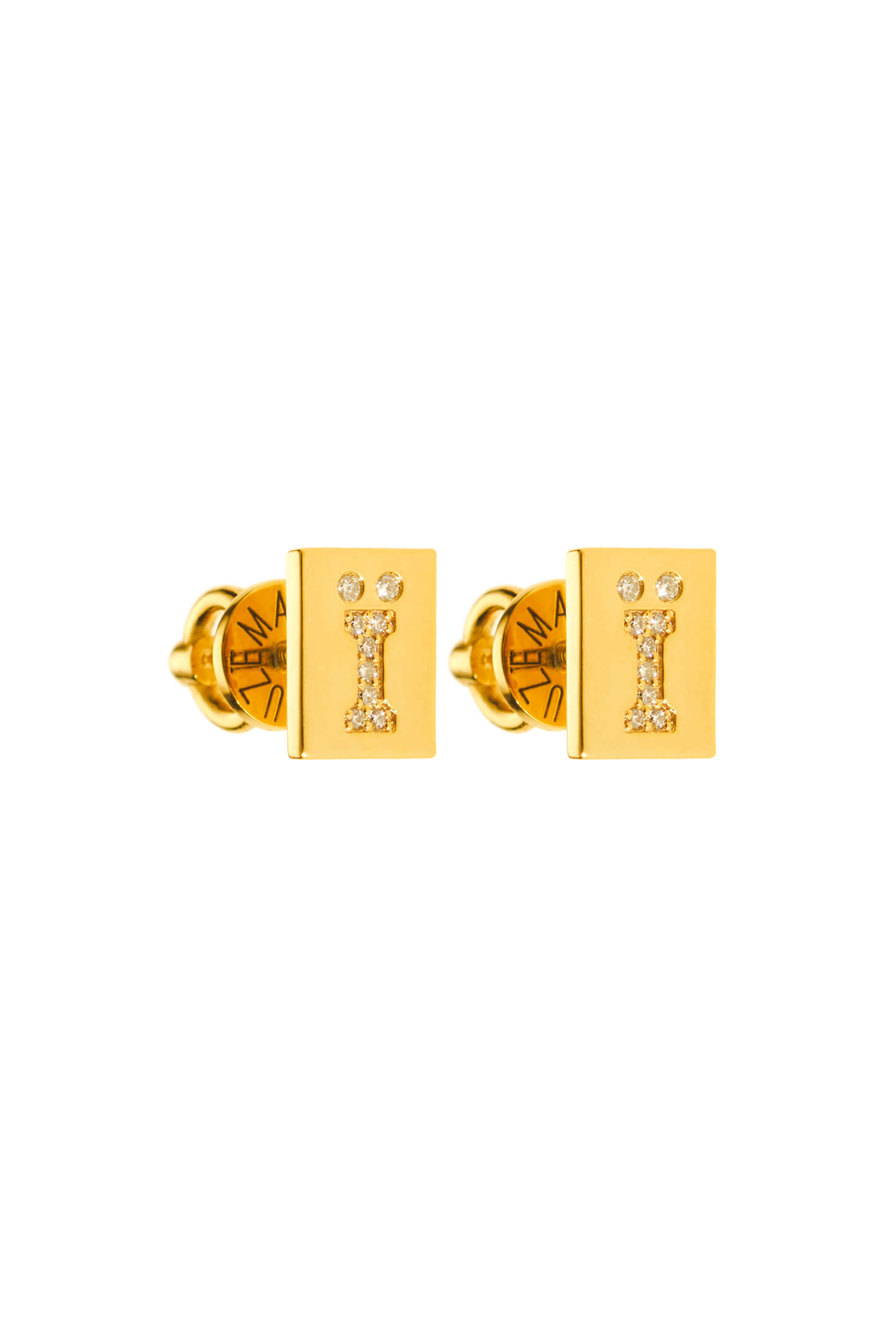 Earrings Essence Earrings, diamonds, yellow gold for a unique and sophisticated look