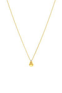 Bright Idea Pendant, yellow gold