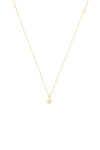 Trident Necklace, yellow gold