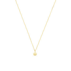 Trident Necklace, yellow gold