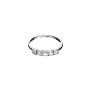 Quintet Diamonds Ring, white gold