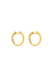Bold Hug Hoops, yellow gold