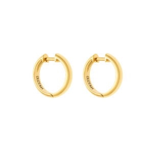 Bold Hug Hoops, yellow gold