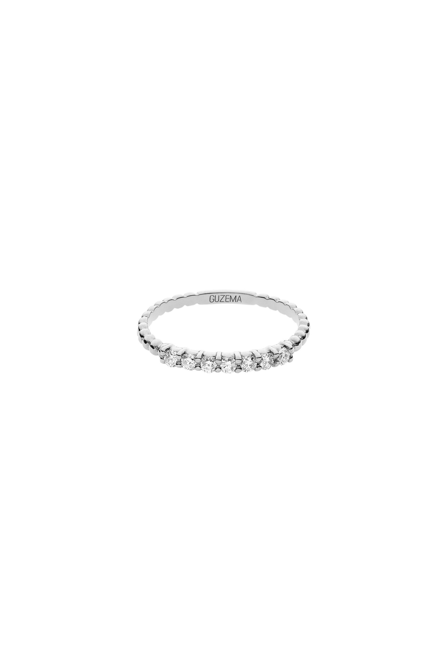 Multi Diamond Orb Ring, white gold