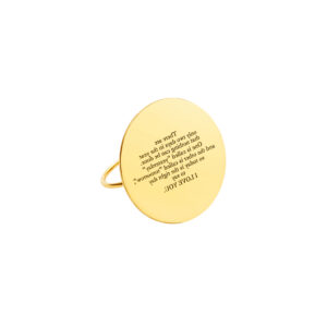 I love you Ring, yellow gold