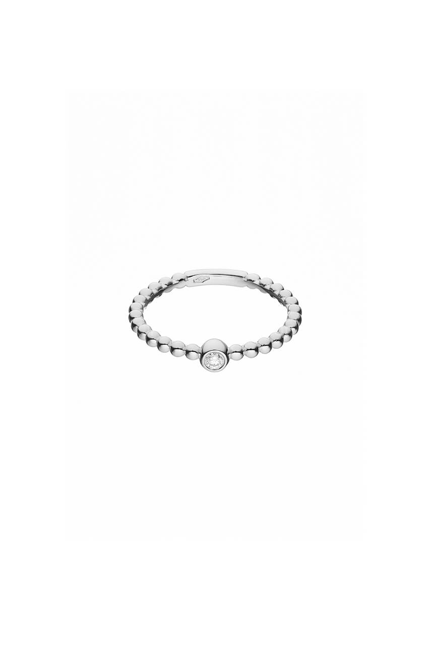 Rings Diamond Spotlight Ring, white gold with luxury craftsmanship from Guzema