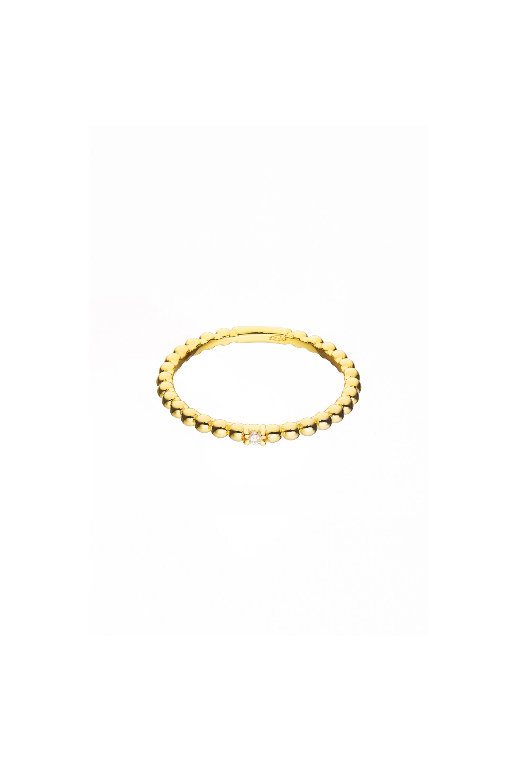 Rings Mini Diamond Ring, yellow gold with modern design available now