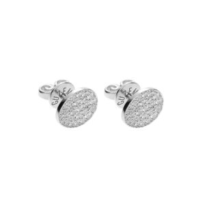 Flats Earrings, diamonds, white gold