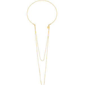 Chain Transformer Choker, yellow gold