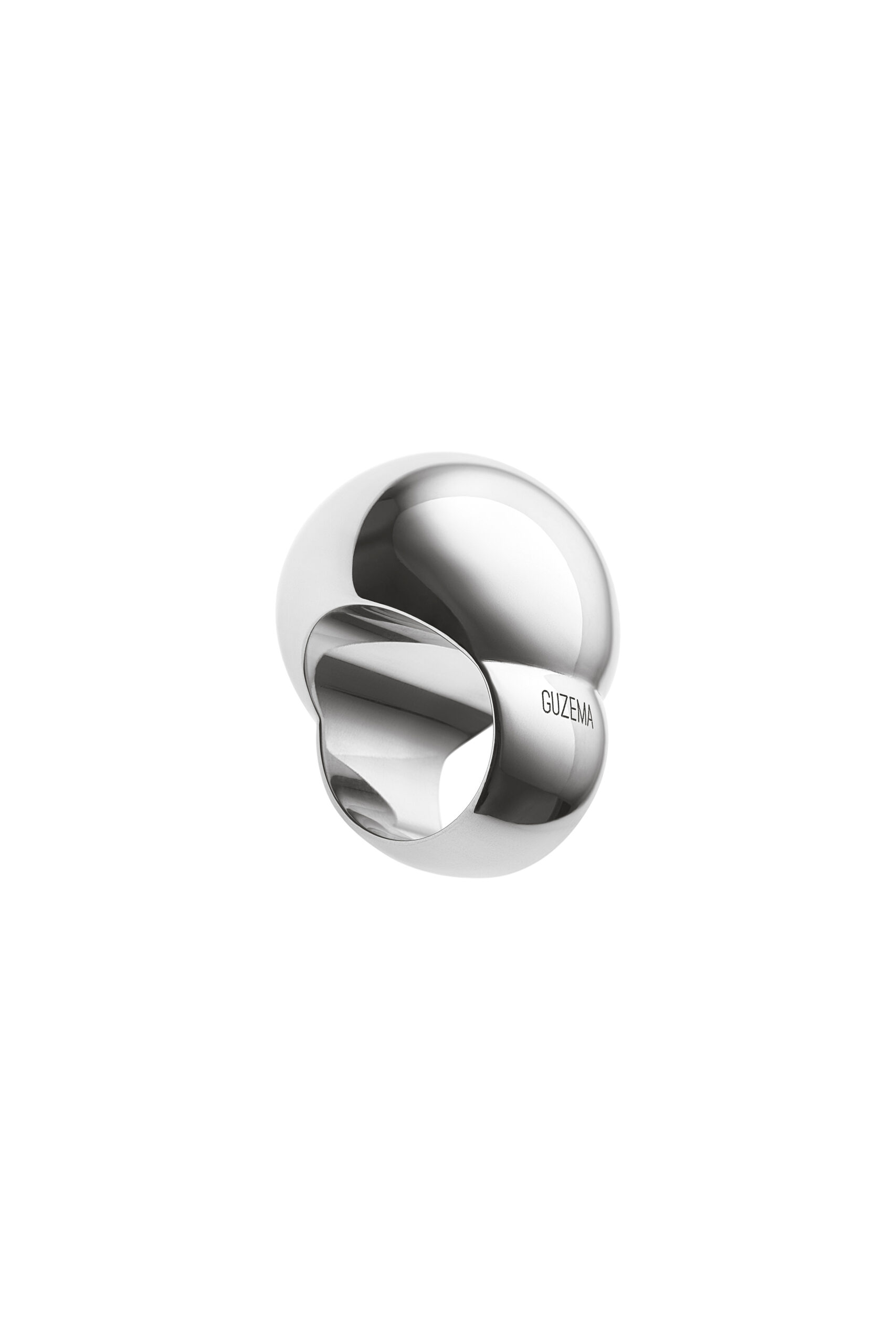 Rings Bold Sphere Ring, white gold with modern design available now