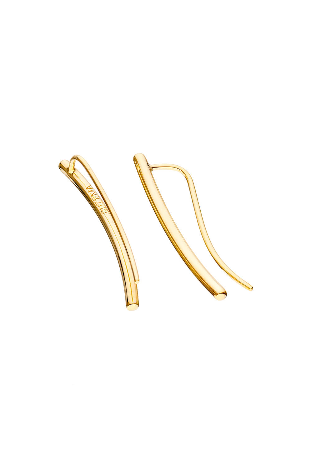 Earrings Arc earrings, yellow gold for a unique and sophisticated look