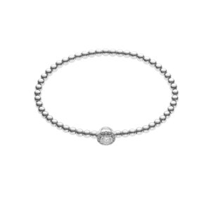 Flexi-Bracelet, diamonds, white gold