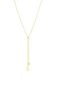 Flat Tie Necklace, yellow gold