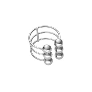 Multi Orb Ring, white gold