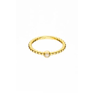 Diamond Spotlight Ring, yellow gold