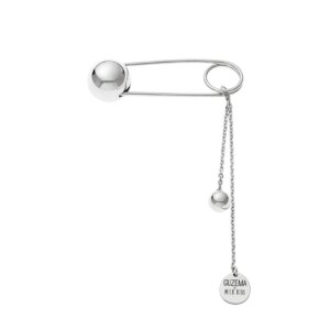 Mid pin, white gold