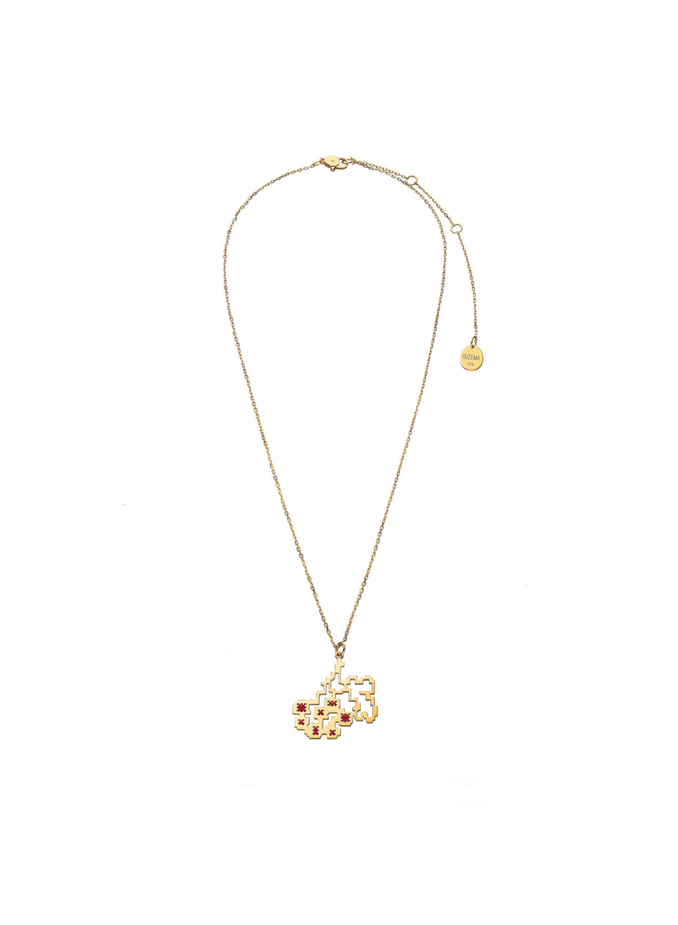 Exclusive Necklaces Kalyna Necklace, yellow gold from Guzema