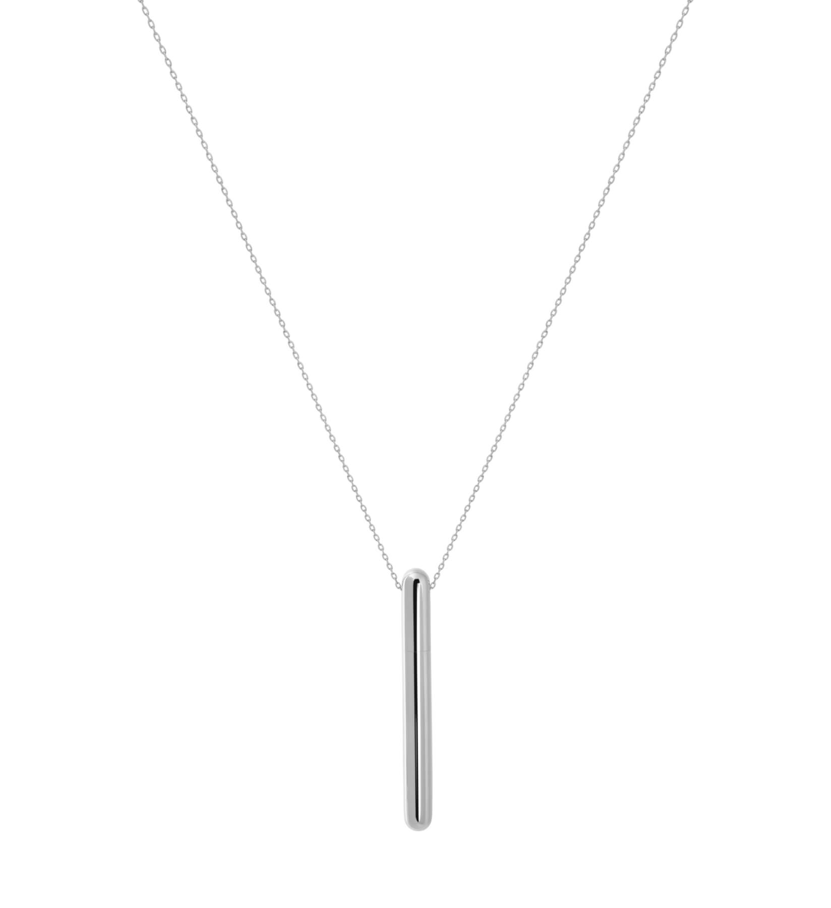 Exclusive Necklaces Mid Capsule Necklace, white gold from Guzema