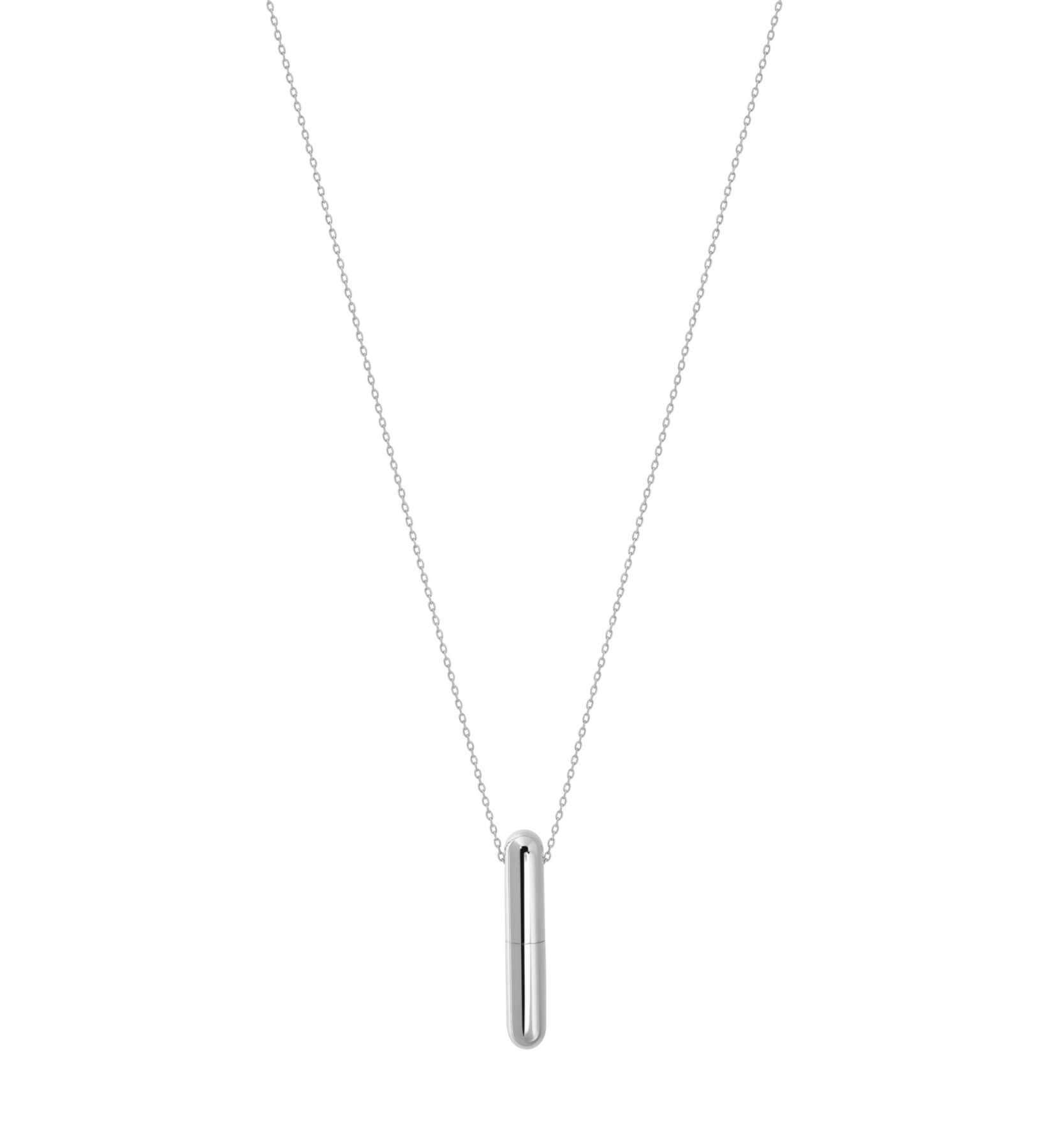 Exclusive Necklaces Mini Capsule Necklace, white gold from Guzema