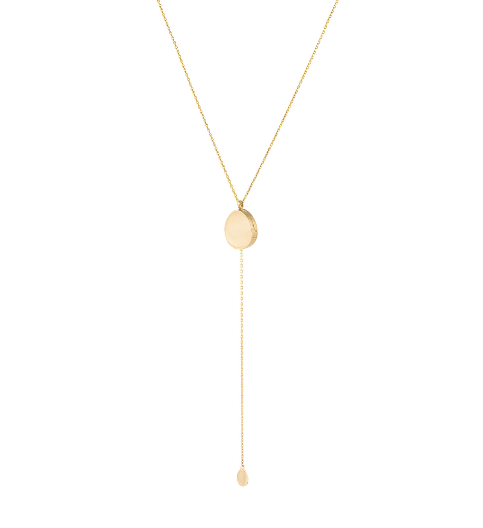 Exclusive Necklaces Oval Locket Necklace, yellow gold from Guzema