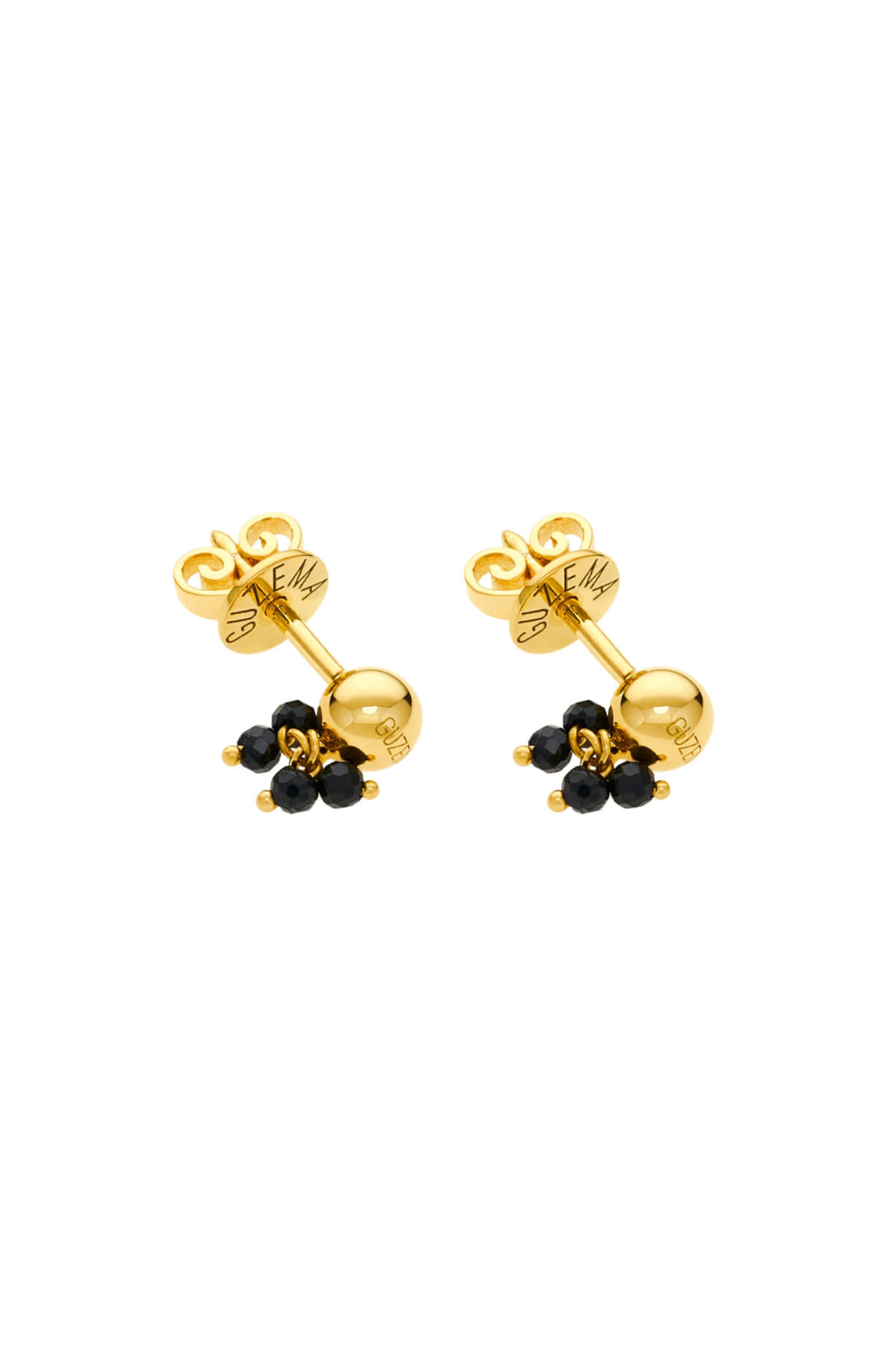 Earrings Tetra Gem Earrings, yellow gold for stylish and elegant looks