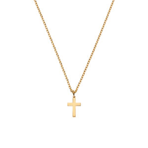 Mini Cross, yellow gold