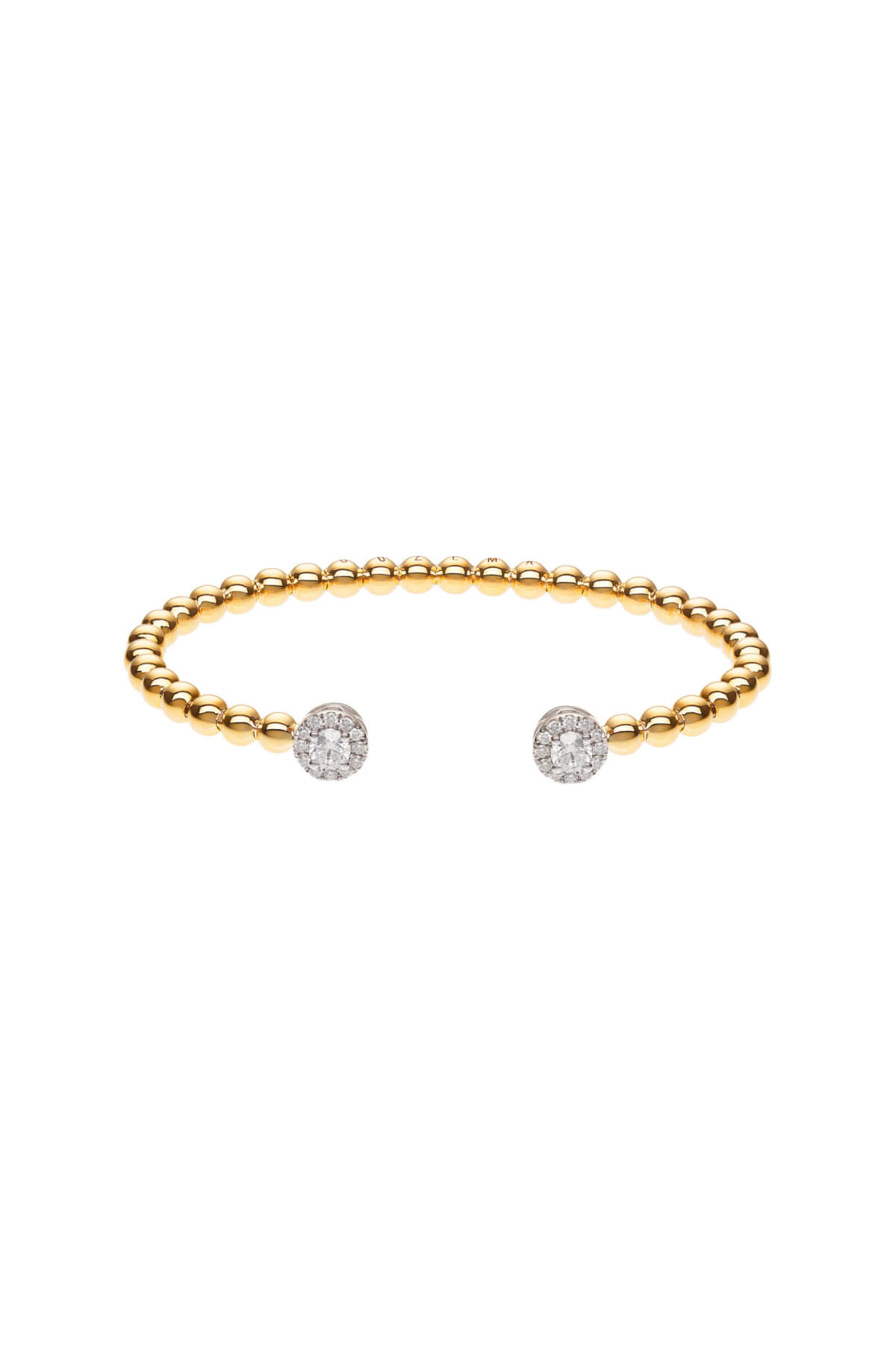 Bracelets Halo Spiral Bracelet, yellow gold for everyday elegance