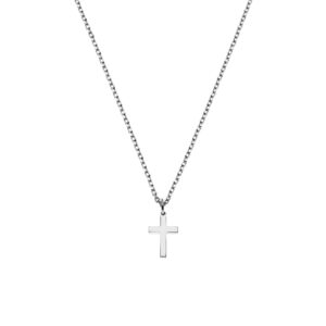 Mini Cross, white gold