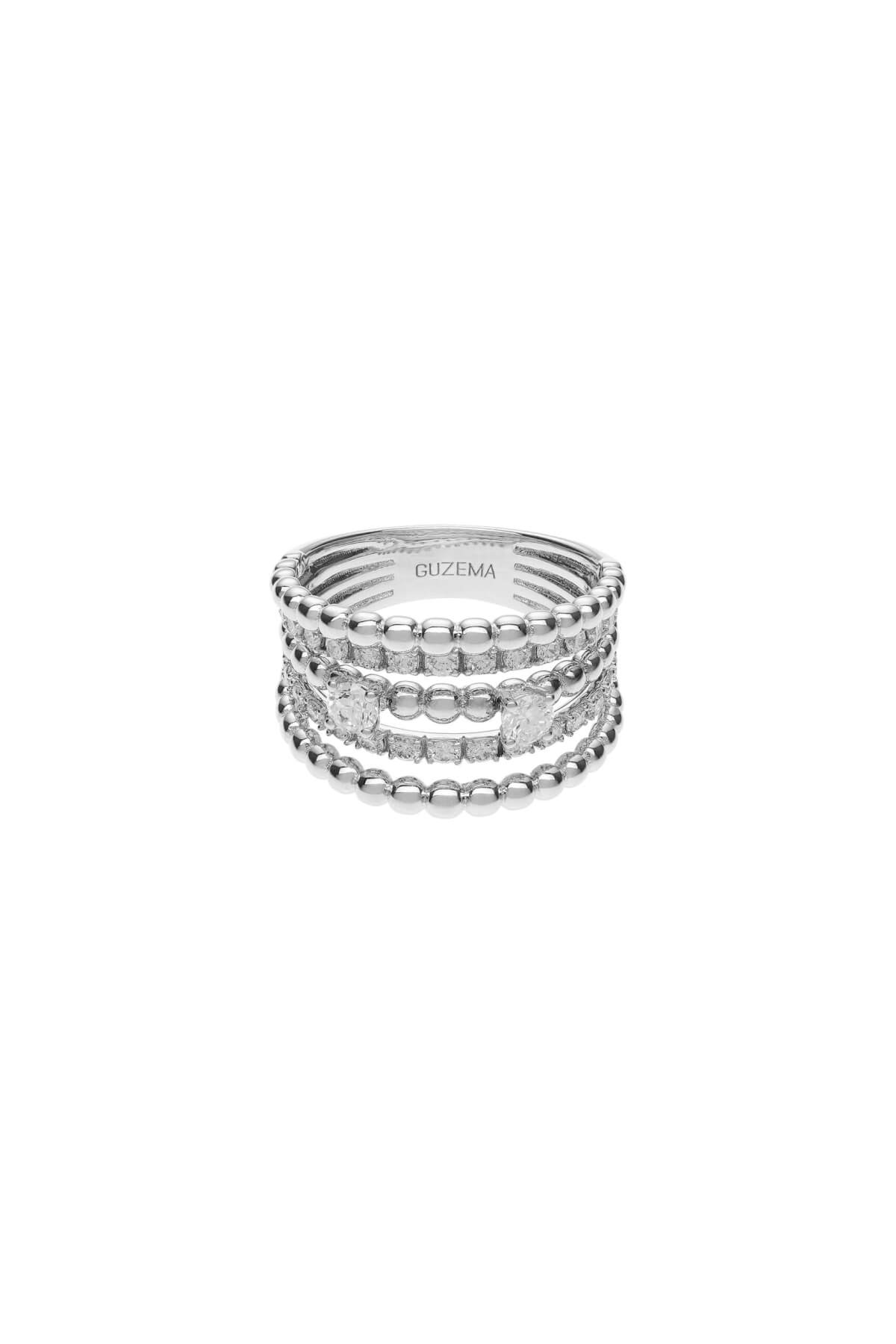 Rings Stacked Diamond Ring, white gold available online with expert craftsmanship