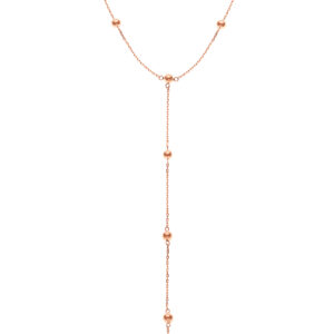 Orbs Transformer Necklace, rose gold