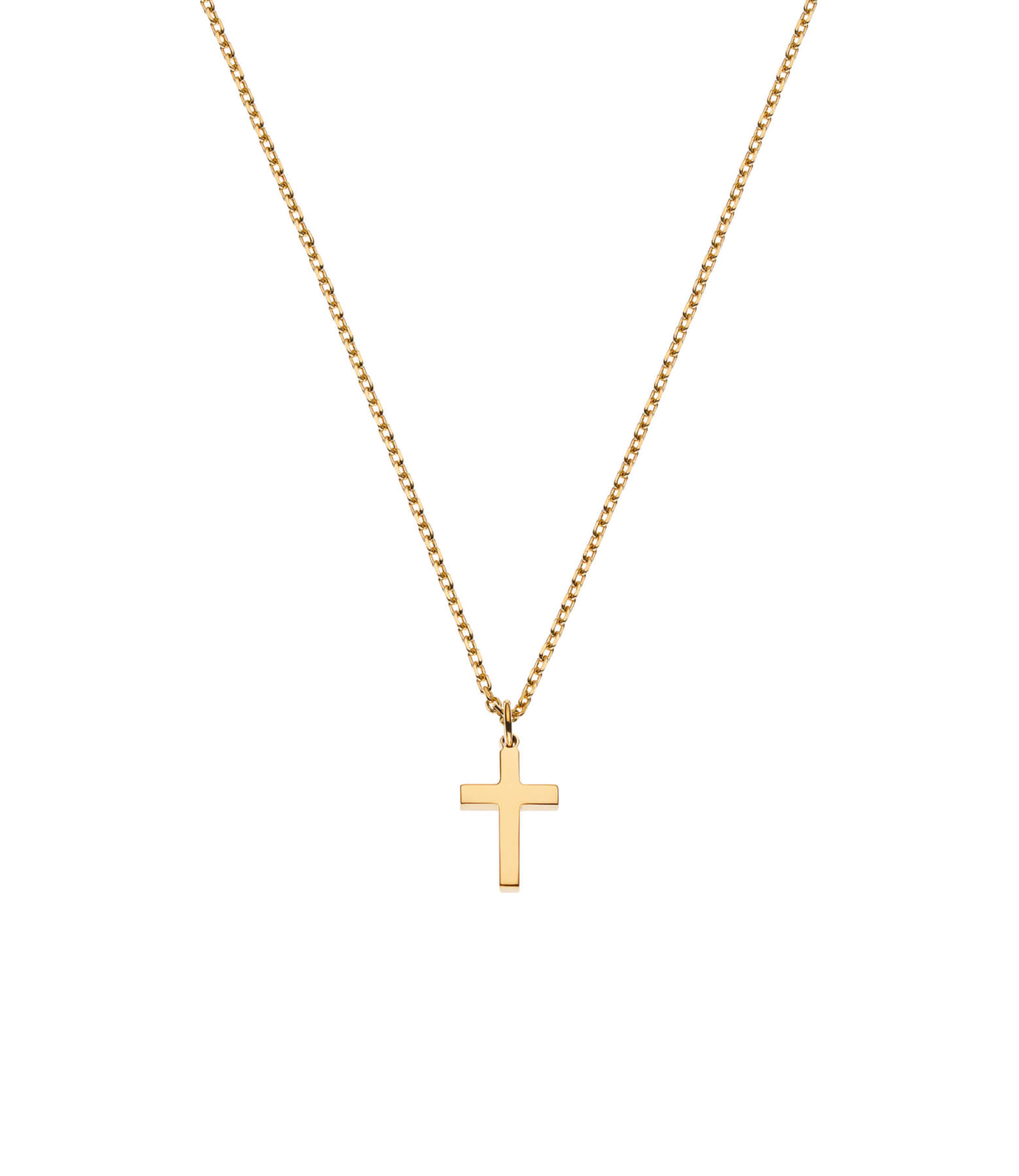 Necklaces Petit Cross, yellow gold with fast delivery from Guzema