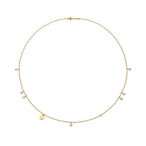 Eternal Necklace, diamonds, yellow gold