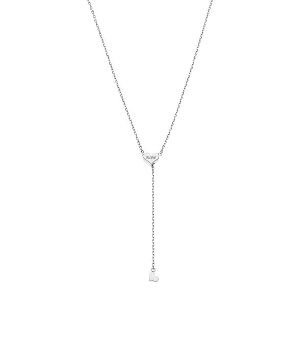 Custom Necklaces Heart Transformer Necklace, white gold for a luxurious style