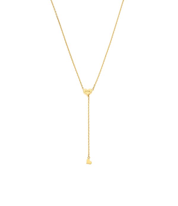 Necklaces Heart Transformer Necklace, yellow gold with fast delivery from Guzema