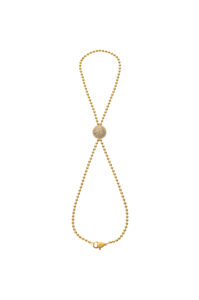 Orb Chain Bracelet, diamonds, yellow gold