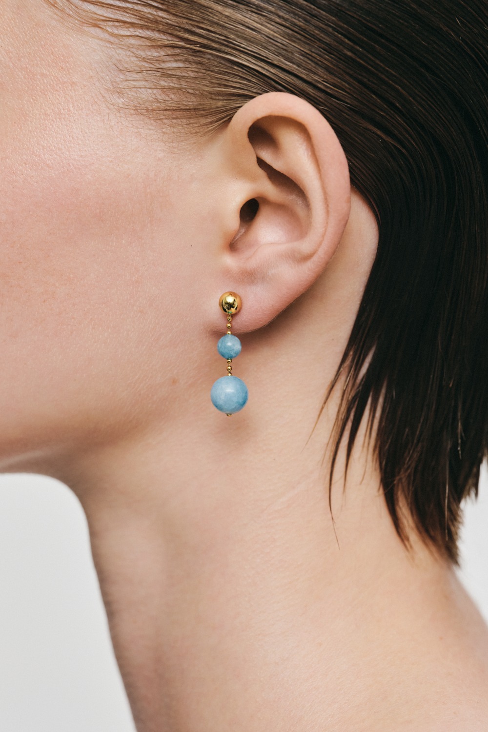 Earrings Celestial Blue Drop Earrings with timeless design by Guzema