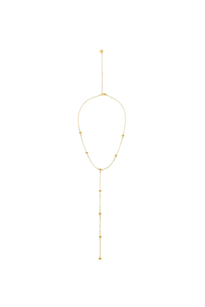 Custom Necklaces Orbs Transformer Necklace, yellow gold for a luxurious style