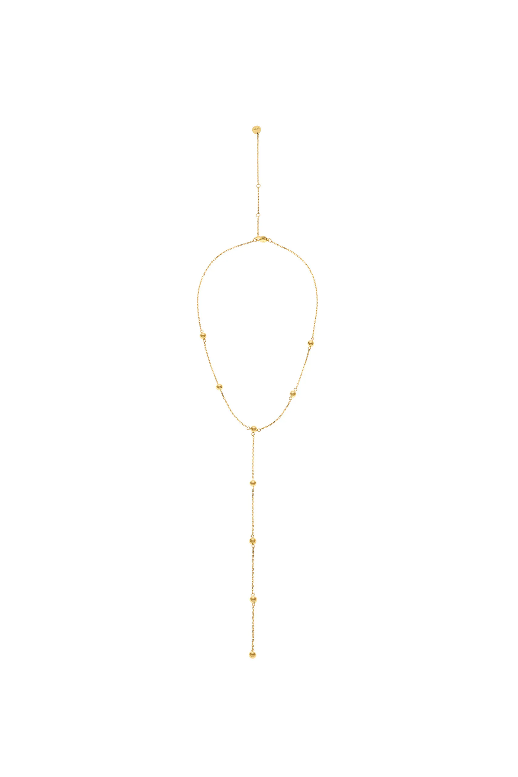 Custom Necklaces Orbs Transformer Necklace, yellow gold for a luxurious style