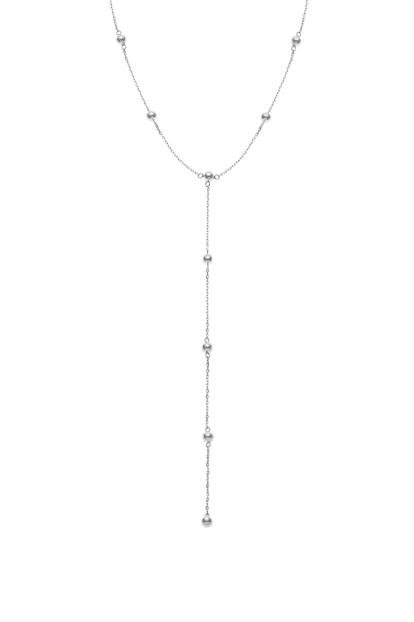 Necklaces Orbs Transformer Necklace, white gold with fast delivery from Guzema